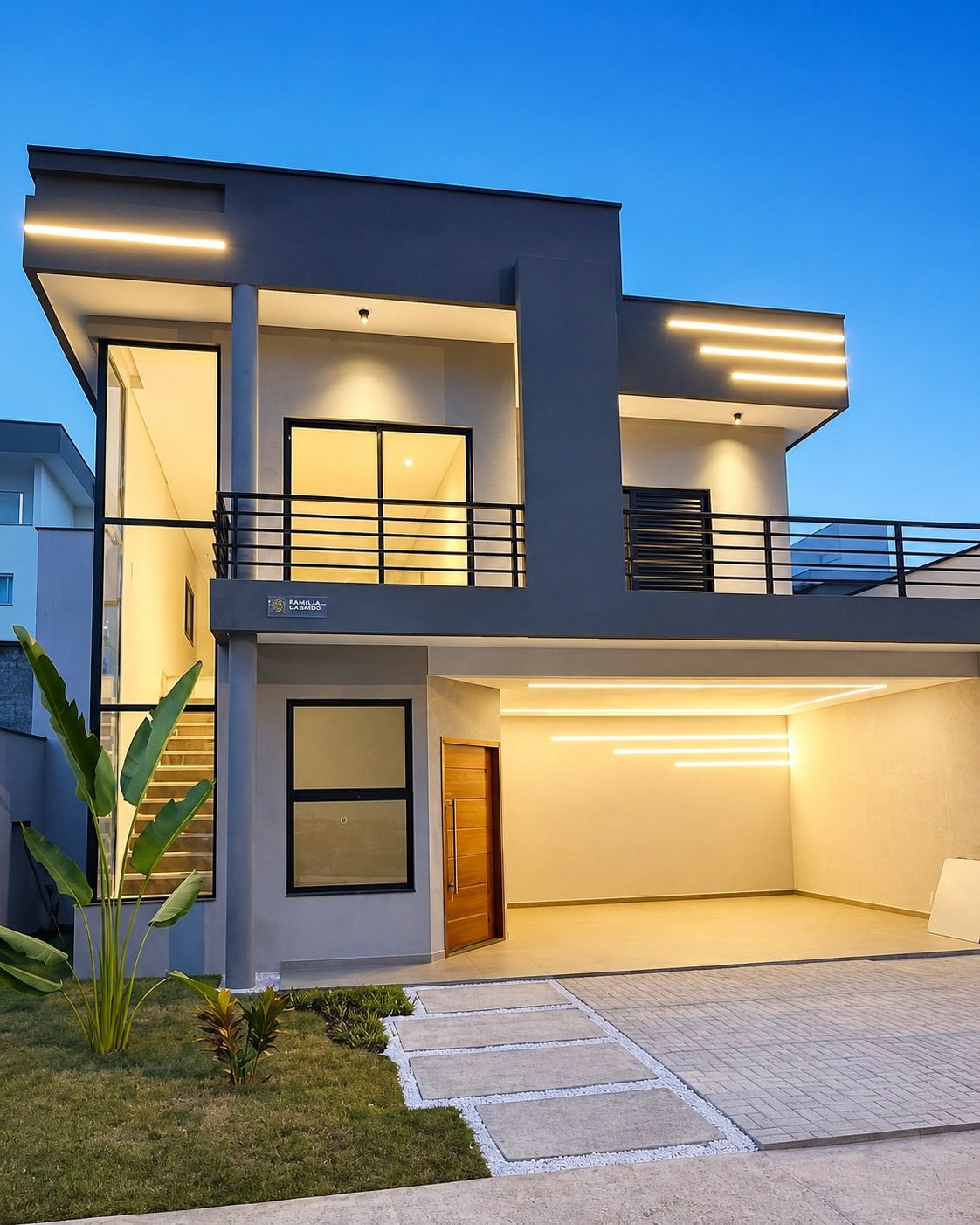 Fachada em vidro e alumínio ArtHouse